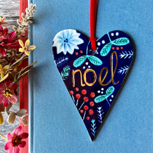 Noel hanging heart